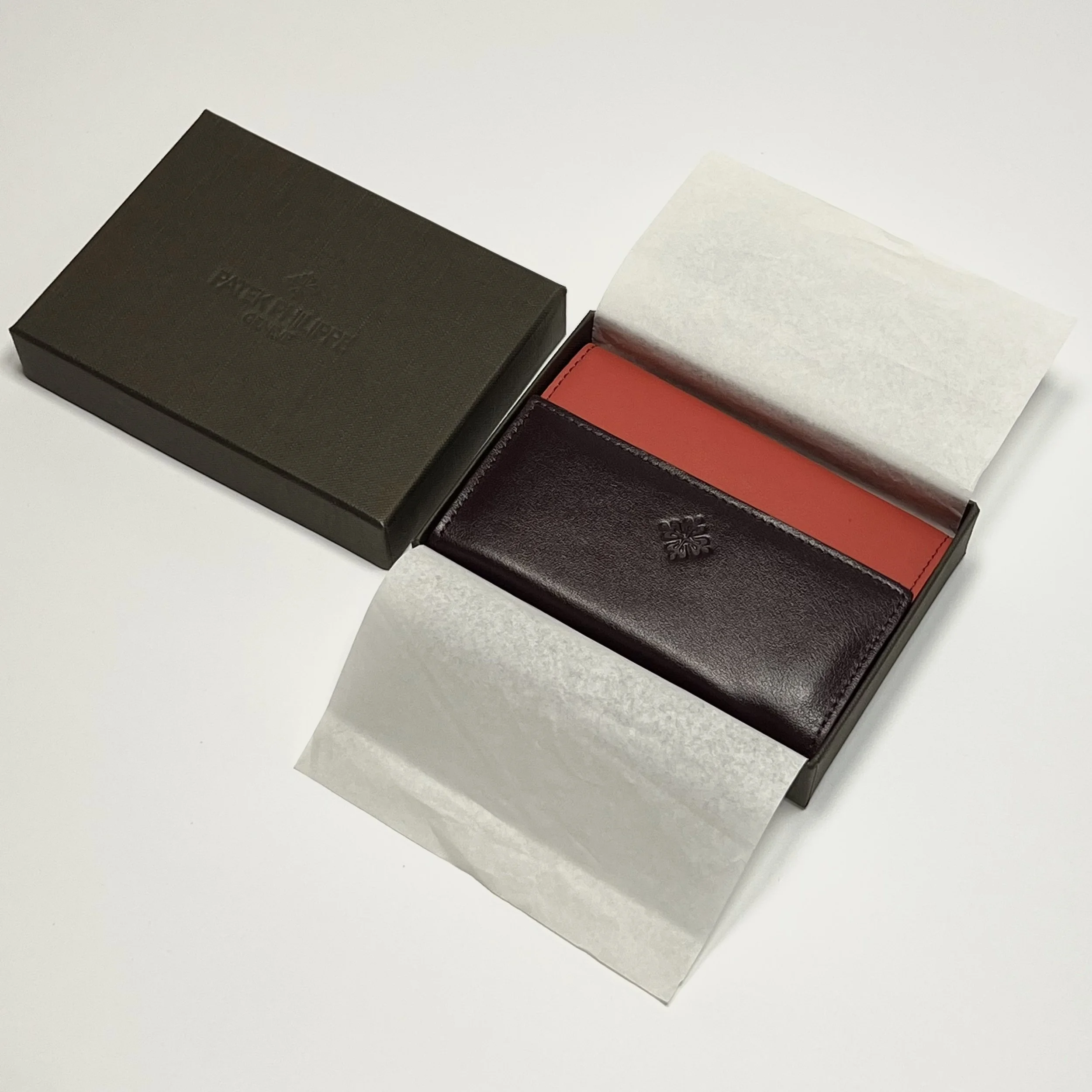 Patek Philippe Orange Leather Watch Case